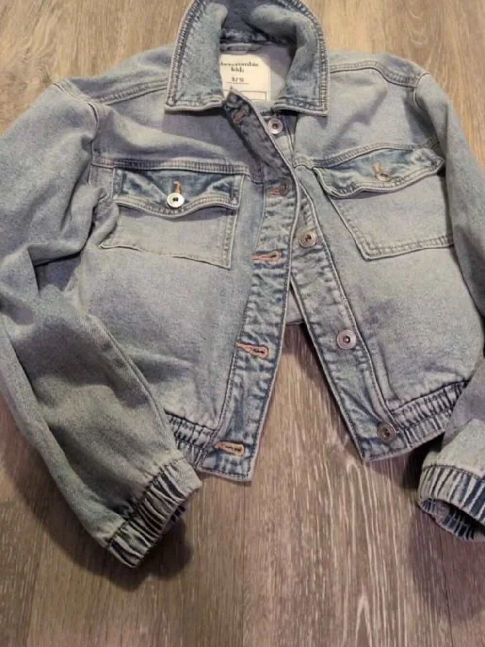 Abercrombie Kids denim jacket size 9/10